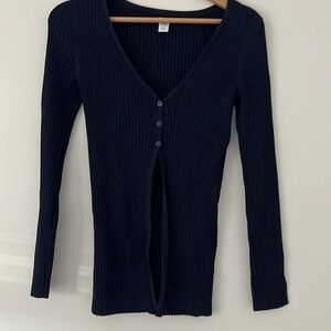Long sleeve top navy